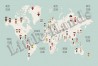 Papier peint United Nation World Map - LITTLE HANDS