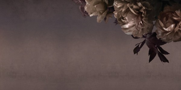 Papel de parede PEONIA INKDETE1601_A - INKIOSTRO BIANCO