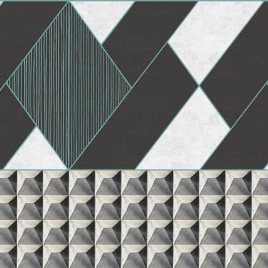 Papier peint CEMENT DIAMONDS INKOYDE1801 - INKIOSTRO BIANCO