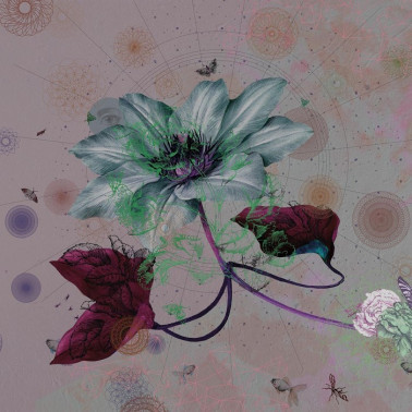 Wallpaper DANCING INKMKOO1802 - INKIOSTRO BIANCO