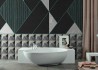 Papel de parede CEMENT-DIAMONDS INKOYDE1802 - INKIOSTRO BIANCO