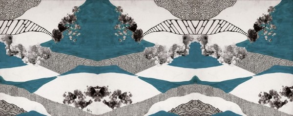 Papel de parede SCARLET-TERRAIN INKNSTY1802 - INKIOSTRO BIANCO