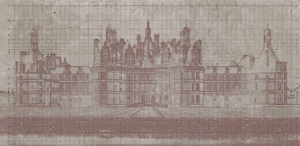 Carta da Parati CHATEAUX INKNKNE1501 - INKIOSTRO BIANCO