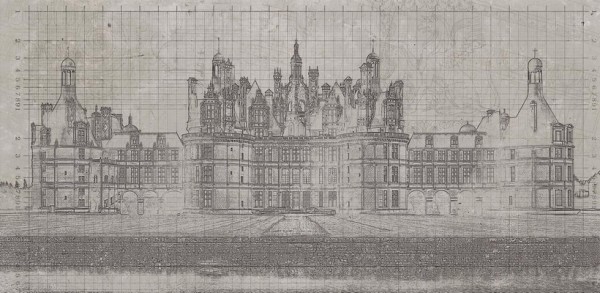 Papel de parede CHATEAUX INKNKNE1502 - INKIOSTRO BIANCO