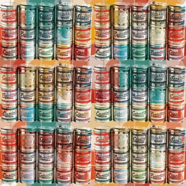 Carta da Parati TIN CAN INKFEKD1501 - INKIOSTRO BIANCO
