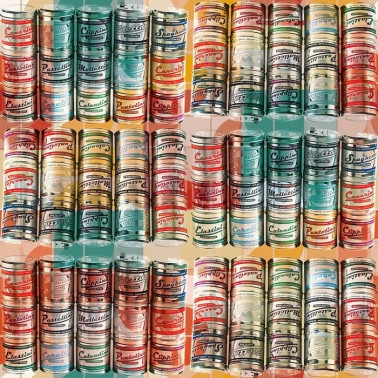 Wallpaper TIN CAN INKFEKD1502 - INKIOSTRO BIANCO