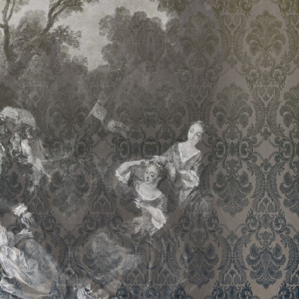 Papel de parede TOILE DE JOUY 01 INKFMND14_A05 - INKIOSTRO BIANCO Papel de parede TOILE DE JOUY 01 INKFMND14_A05 - INKIOSTRO BIANCO
