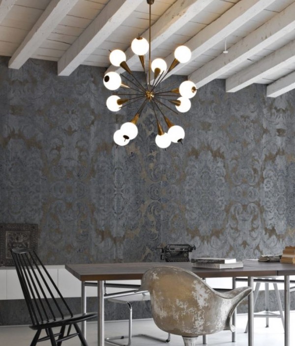Papel Pintado DAMASKED CONCRETE INKOYRN1501 - INKIOSTRO BIANCO