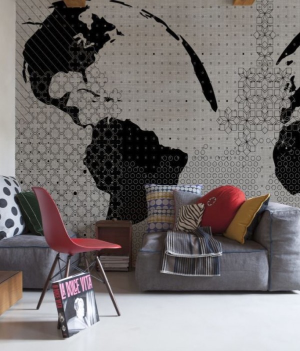Papel de parede STRANGE WORLD INKADAI1504 - INKIOSTRO BIANCO