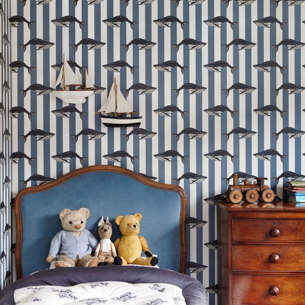 Papel de parede BALEANA DENIM - HOUSE OF HACKNEY