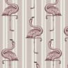 Tapete FLAMBOYANCE OFF WHITE & MACAROON PINK - HOUSE OF HACKNEY
