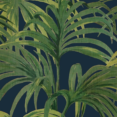 Papel Pintado PALMERAL MIDNIGHT GREEN BIG - HOUSE OF HACKNEY