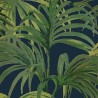 Papier peint PALMERAL MIDNIGHT GREEN BIG - HOUSE OF HACKNEY