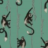Carta da Parati TROOP PARAKEET GREEN - HOUSE OF HACKNEY