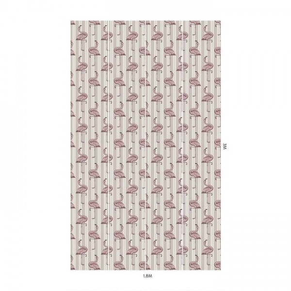 Tapete FLAMBOYANCE OFF WHITE & MACAROON PINK - HOUSE OF HACKNEY