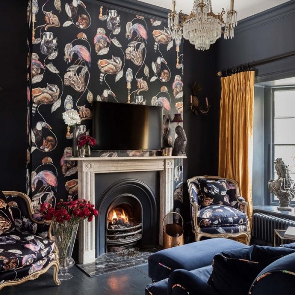 Papel Pintado HACKNEY EMPIRE MIDNIGHT - HOUSE OF HACKNEY