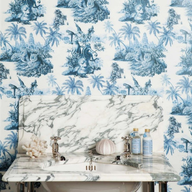 SUMATRA OFF WHITE &amp; AZURE