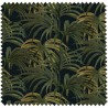 Tela PALMERAL COTTON-LINEN - MIDNIGHT-GREEN HOUSE OF HACKNEY