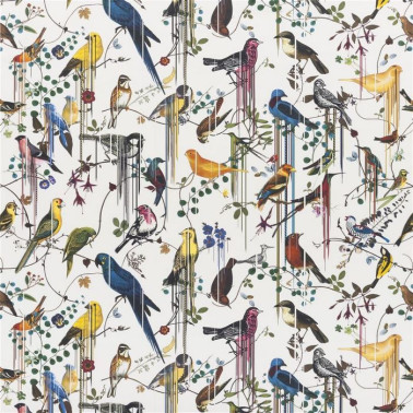 Tissus FCL7024/01 BIRDS SINFONIA-PERCE NEIGE CHRISTIAN LACROIX