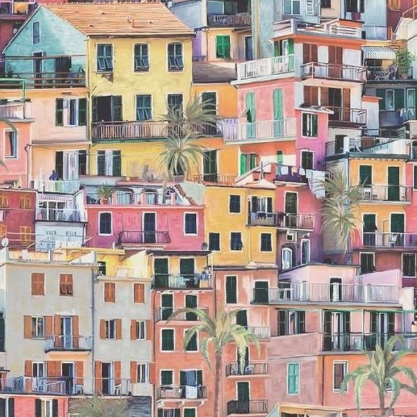 Papel de parede W7213-01 PORTOVENERE - OSBORNE and LITTLE Papel de parede W7213-01 PORTOVENERE - OSBORNE and LITTLE