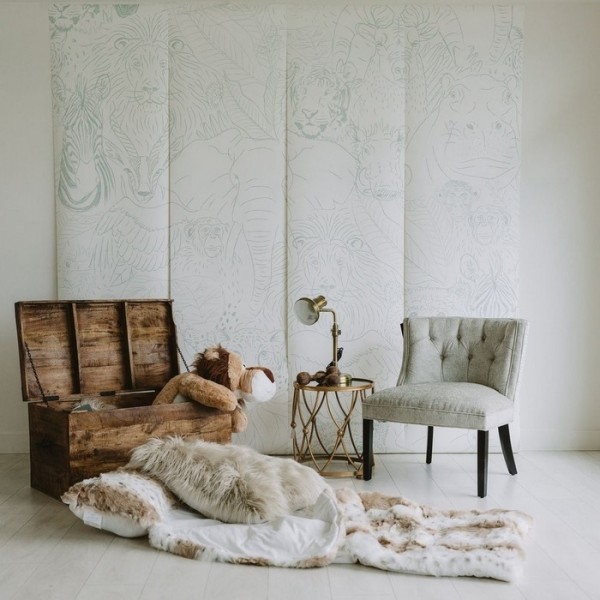 Papel de parede ANIMAL KINGDOM MURAL - ANEWALL Papel de parede ANIMAL KINGDOM MURAL - ANEWALL