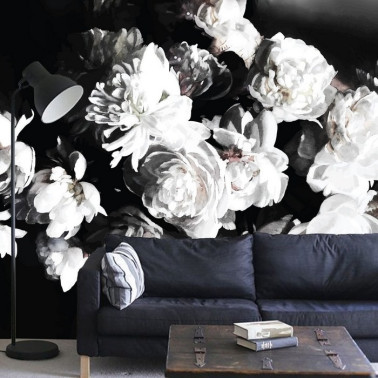 Wallpaper BOUQUET OF PEONIES MURAL - ANEWALL