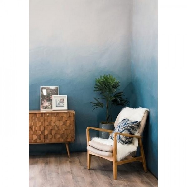 ROKE OMBRE MURAL BLUE