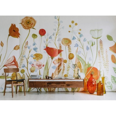 Wallpaper WILDFLOWER MURAL - ANEWALL