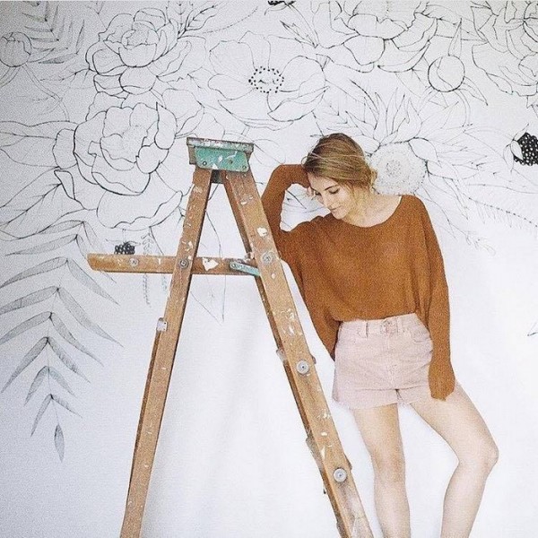 Tapete BLOOMING GARLAND MURAL - ANEWALL