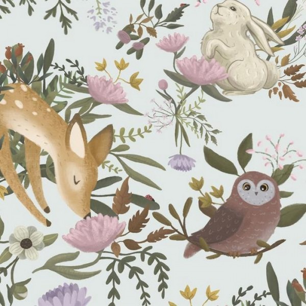 Wallpaper OH DEER MURAL LIGHT - ANEWALL