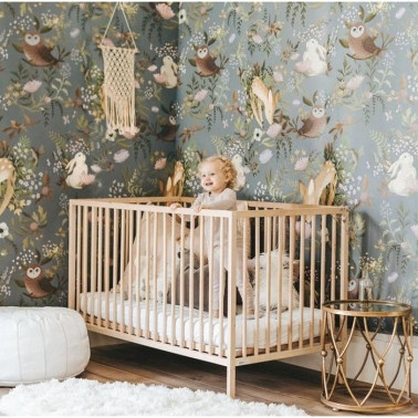 Wallpaper OH DEER MURAL DARK - ANEWALL