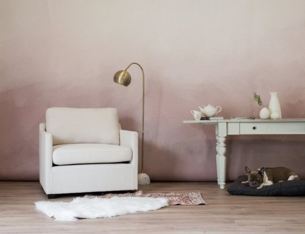 Wallpaper ROKE OMBRE MURAL PINK - ANEWALL