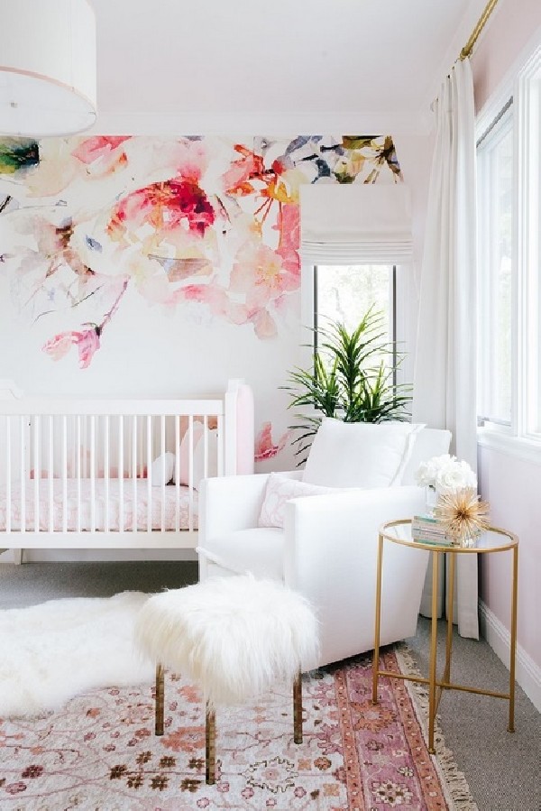 Wallpaper SPRING FLORAL MURAL - ANEWALL