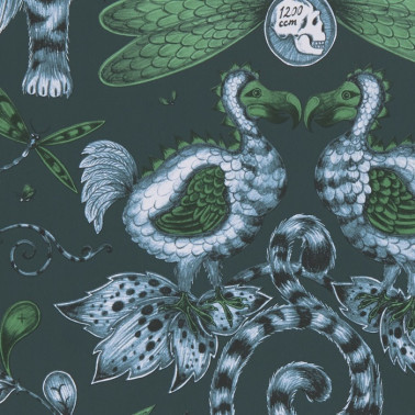 Papel de parede Extinct Navy WP W0100-04 - CLARKE & CLARKE