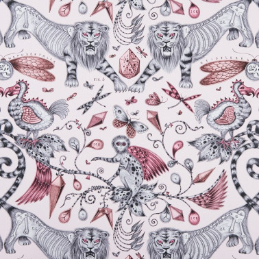 Fabric EXTINCT PINK F1109-05 CLARKE & CLARKE