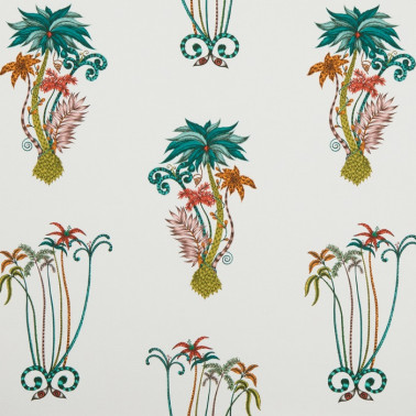 Papel de parede Jungle Palms Jungle WP W0101-02 - CLARKE & CLARKE