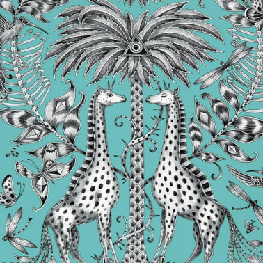 Tapete Kruger Teal WP W0102-08 - CLARKE & CLARKE