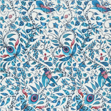 Tapete Rousseau Blue WP W0104-01 - CLARKE & CLARKE