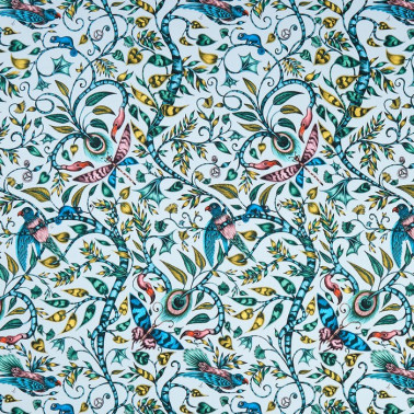 Fabric Rousseau Eggshell F1113-02 CLARKE & CLARKE