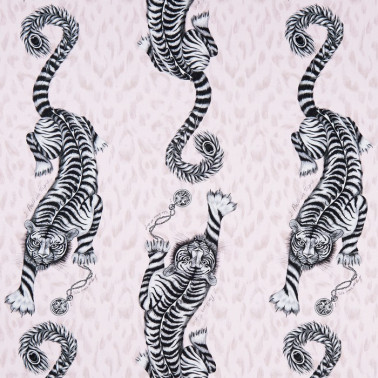 Fabric Tigris Pink F1114-03 CLARKE & CLARKE