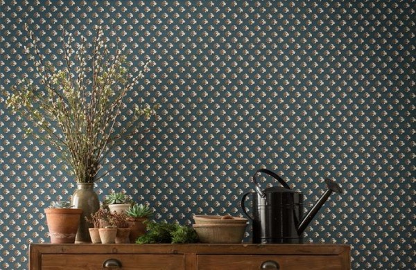 Wallpaper FG089_K102 ON THE SCENT - MULBERRY