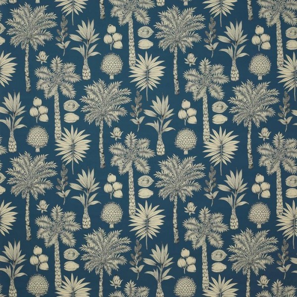 Dekostoff COTE D'AZUR M4004-03 Bleu Canard MANUEL CANOVAS