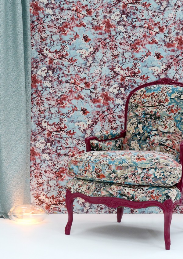 Wallpaper 3321-01 CERISIER NATUREL - JEAN PAUL GAULTIER