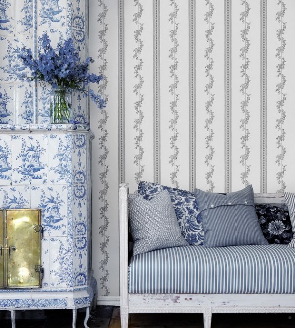 Papel de parede DROTTNINGHOLM 4508 - BORAS TAPETER