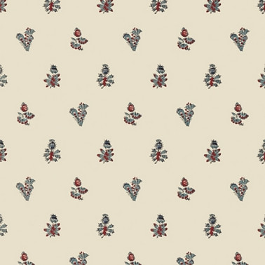 Papier peint JOUY AT78751 Red Blue - ANNA FRENCH