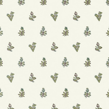 Carta da Parati JOUY AT78757 Eggplant Green - ANNA FRENCH
