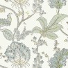 Carta da Parati KALAMKARI VINE AT78740 Yellow Aqua - ANNA FRENCH