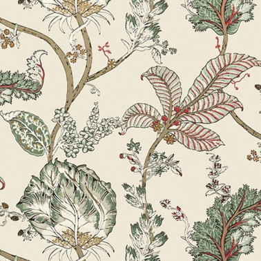 KALAMKARI VINE AT78741 Red...