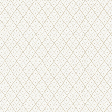 Papier peint MINI TRELLIS AT78752 Beige - ANNA FRENCH