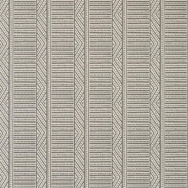 Papel de parede MONTECITO STRIPE AT78720 Charcoal - ANNA FRENCH